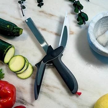 Cortador Cocina 6 En 1 Cuchillo Tijeras-Knissors ®